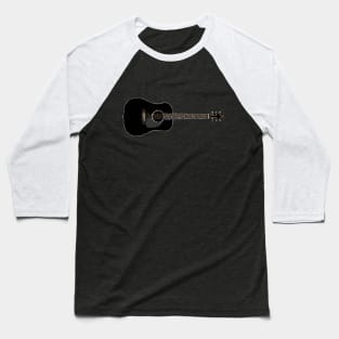 Johnny Cash "Man In Black" Martin D35 Guitar Baseball T-Shirt